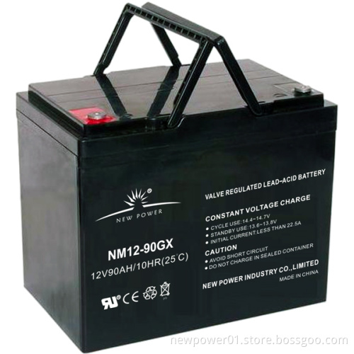 High Quality 12V90ah AGM Gel Battery (NM12-90GX)